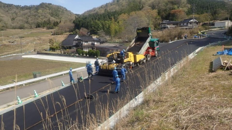 東広島高田道路 （主要地方道吉田豊栄線） 道路改良工事